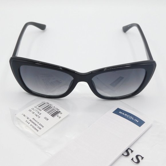 BRAND NEW GUESS GU7774 02B MATTE BLACK GREY CAT EYE WOMEN'S Sunglasses 5… - Picture 9 of 9
